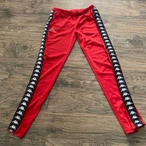Authentic Red Kappa Low Rise Track Pants